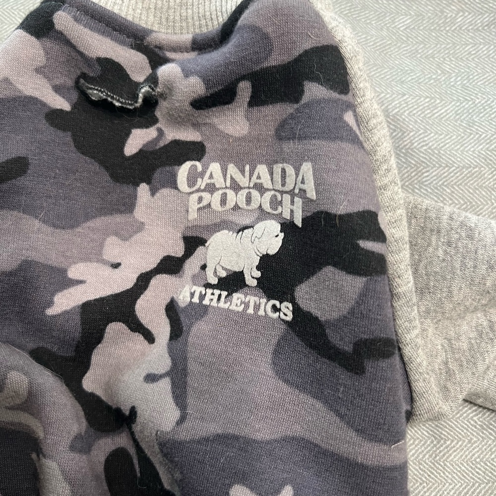 Canada Pooch fleece pajamas onesie for small dogs